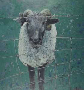 Ovelha à espera, 2000 (óleo sobre tela)