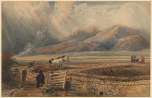 Gradagem - Vista perto de Cross Fells de Peter de Wint