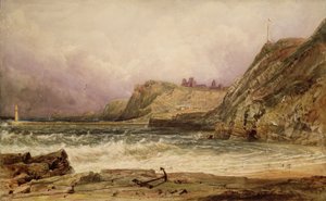 Whitby (lápis e aquarela) de Peter de Wint