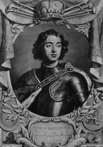 Pedro, o Grande, Czar da Rússia, c1698 1894 de Peter van Gunst