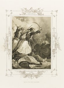 Christos Anagnostaras Do Álbum de Heroísmo Grego, ca 1835 de Peter von Hess
