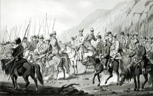 Tribos Diferentes dos Cossacos Russos na Ordem de Marcha, 1813