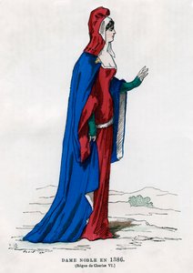 Nobre mulher da época de Carlos VI da França, 1386 1882-1884
