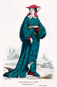 Nobre mulher da época de Carlos VI da França, 1395 1882-1884