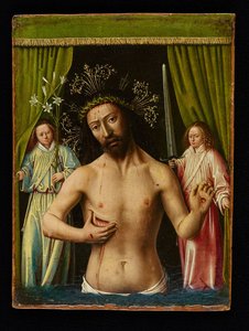 Cristo como o Homem de Dores, 1450. de Petrus Christus
