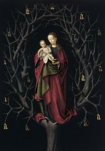 A Virgem da árvore seca, ca 1465 de Petrus Christus