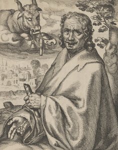 Lucas, de Os Quatro Evangelistas, 1610-20. de Petrus Feddes