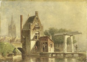O Koepoort em Delft de Petrus Gerardus Vertin