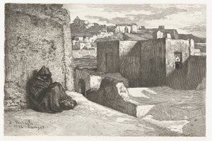 Vista de Tânger de Petrus Johannes Arendzen (attributed to)