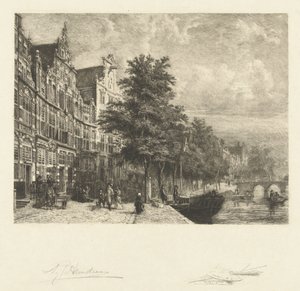 Vista da Herengracht de Petrus Johannes Arendzen