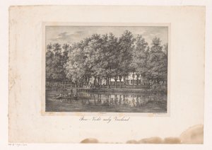 Vista da propriedade rural de Breevecht
Bree-Vecht perto de Vreeland (título sobre o objecto)
Gezigten aan de Rivier de Vecht (título da série) de Petrus Josephus Lutgers