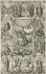 representação alegórica do imperador Fernando III de Petrus Rucholle