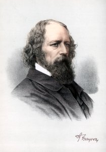 Alfred Tennyson, 1º Barão Tennyson, poeta inglês, c1890. de Petter and Galpin Cassell