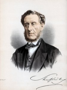 Anthony Ashley Cooper, 7º Conde de Shaftesbury, político e filantropo inglês, c1890.
