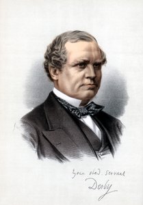 Edward Henry Stanley, 15º Conde de Derby, Primeiro Ministro do Reino Unido, c1890. de Petter and Galpin Cassell