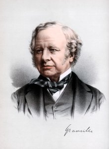Granville Leveson-Gower, 2o Earl Granville, estadista liberal britânico, c1890. de Petter and Galpin Cassell