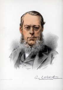 Richard Assheton Cross, 1º Visconde Cross, estadista britânico, c1890. de Petter and Galpin Cassell