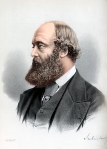 Robert Gascoyne-Cecil, terceiro marquês de Salisbury, estadista britânico e primeiro-ministro, c1890. de Petter and Galpin Cassell