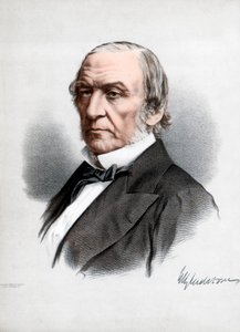 William Ewart Gladstone, estadista do Partido Liberal Britânico e primeiro-ministro, c1890. de Petter and Galpin Cassell