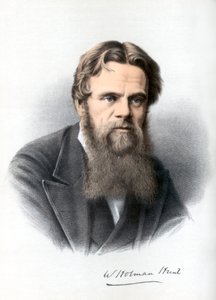 William Holman Hunt, pintor britânico, c1890.