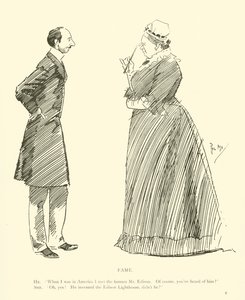 Cartum de Phil May, dos anos 1890 (litho) de Phil May