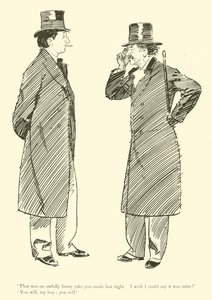 Cartum de Phil May, dos anos 1890 (litho) de Phil May
