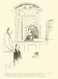 Cartum de Phil May, dos anos 1890 (litho) de Phil May