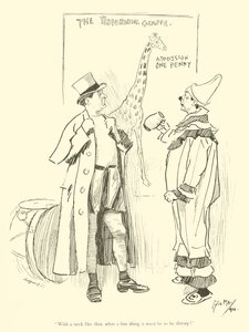 Cartum de Phil May, dos anos 1890 (litho) de Phil May