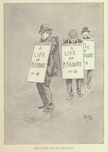 Cartum de Phil May, dos anos 1890 (litho) de Phil May