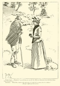 Cartum de Phil May, dos anos 1890 (litho) de Phil May