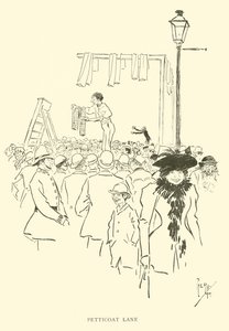 Cartum de Phil May, dos anos 1890 (litho) de Phil May