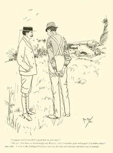 Cartum de Phil May, dos anos 1890 (litho) de Phil May