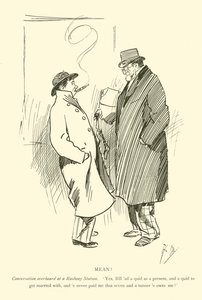 Cartum de Phil May, dos anos 1890 (litho) de Phil May
