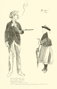 Cartum de Phil May, dos anos 1890 (litho) de Phil May