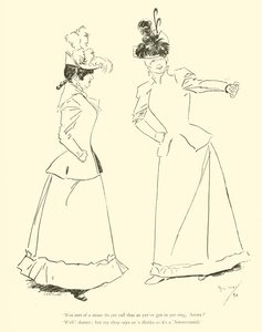 Cartum de Phil May, dos anos 1890 (litho) de Phil May