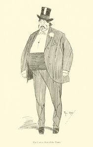 Cartum de Phil May, dos anos 1890 (litho) de Phil May