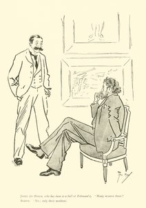 Cartum de Phil May, dos anos 1890 (litho) de Phil May