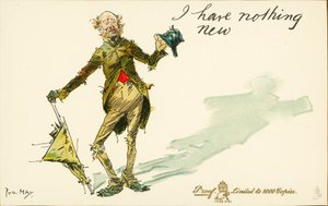 Não tenho nada de novo (litografia a cores) de Phil May