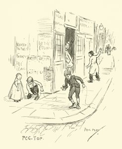 Ilustração para Phil Mays Gutter-Snipes de Phil May