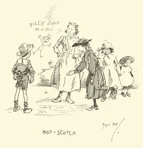 Ilustração para Phil Mays Gutter-Snipes de Phil May