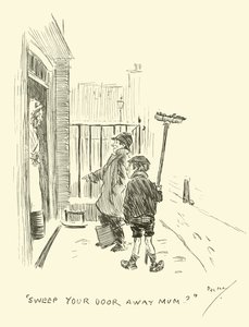 Ilustração para Phil Mays Gutter-Snipes de Phil May