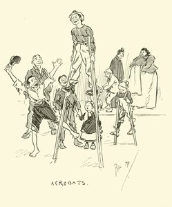 Ilustração para Phil Mays Gutter-Snipes de Phil May
