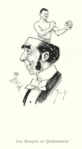 O Marquês de Queensberry (litho) de Phil May