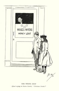 A loja errada (litho) de Phil May
