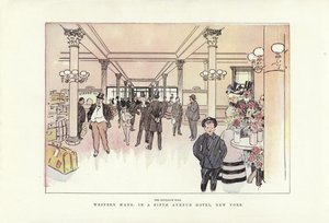 Caminhos ocidentais, em um hotel da Quinta Avenida, Nova York de Phil May