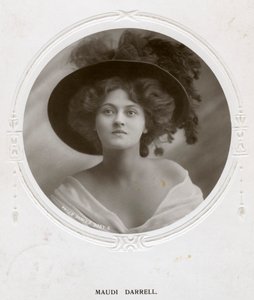 Maudi Darrell, atriz britânica, c1908. de Philco Publishing Company