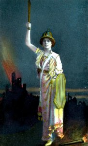Zena Dare 1887-1975, cantora e atriz inglesa, 1908. de Philco Publishing Company