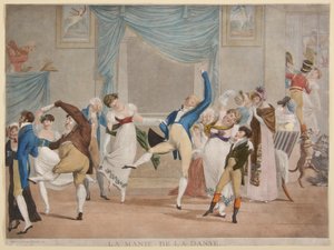 Mania da dança de Philibert-Louis Debucourt