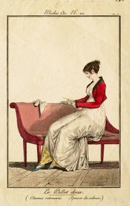 O doce bilhete (Cabelo apanhado. Spencer de veludo) de Philibert-Louis Debucourt