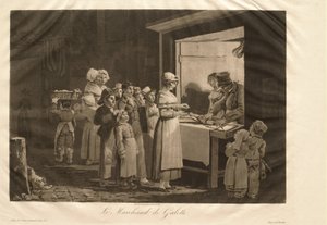 O vendedor de panquecas de Philibert-Louis Debucourt